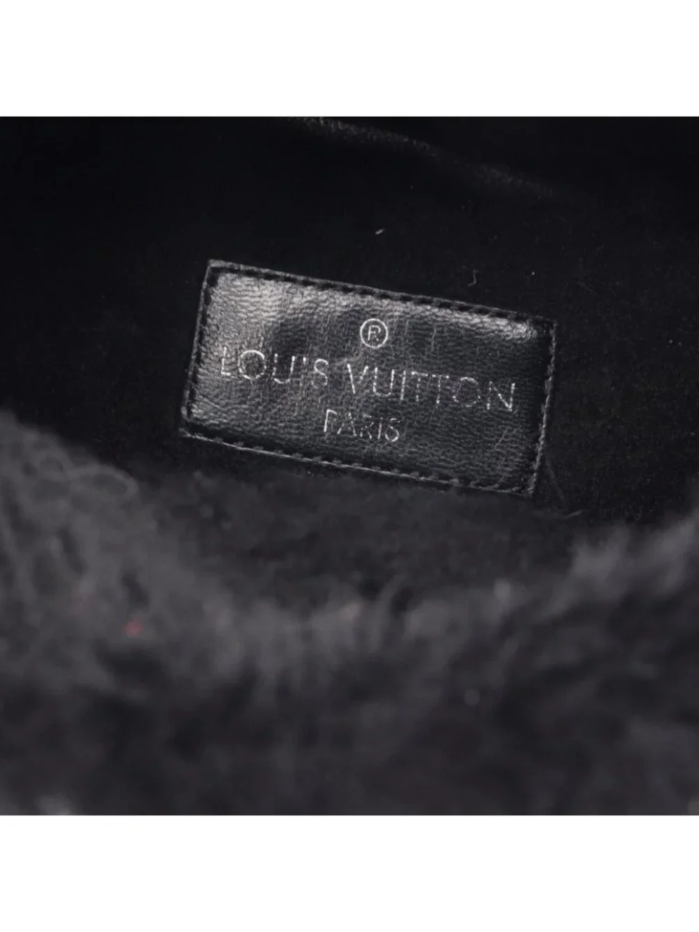 Louis Vuitton Boots Monogram Wedge Sole Short Suede Shearling